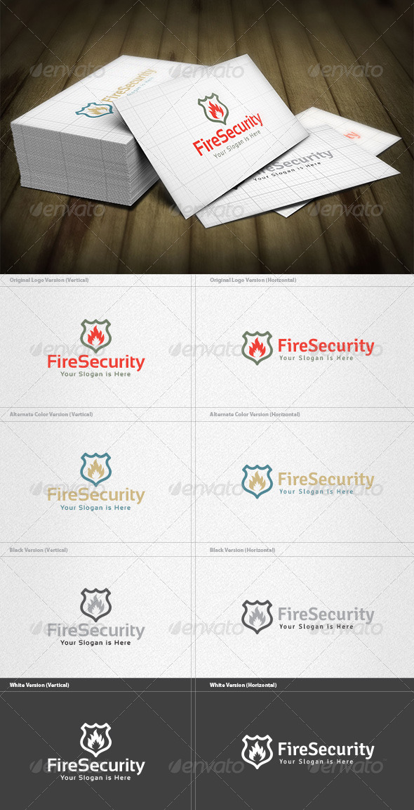 Fire Security Logo - Symbols Logo Templates