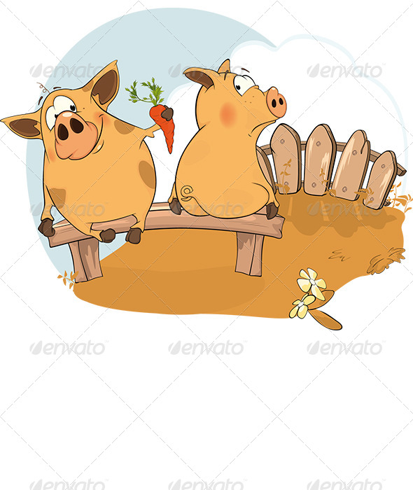 Let's be Friends a Story about Two Pigs - Birthdays Seasons/Holidays