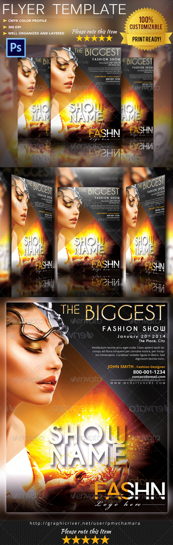 Fashion Show Flyer - Events Flyers