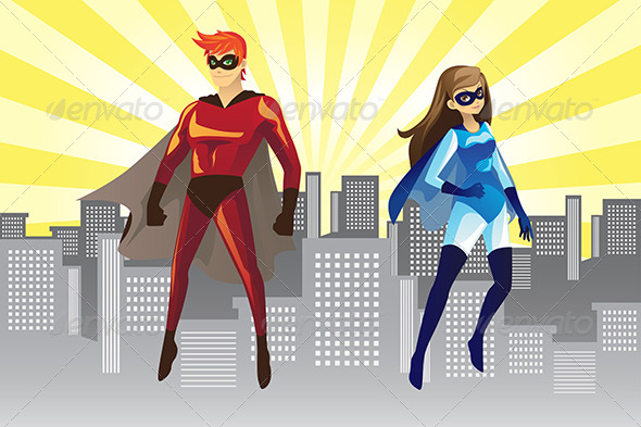 Superheroes - Characters Vectors