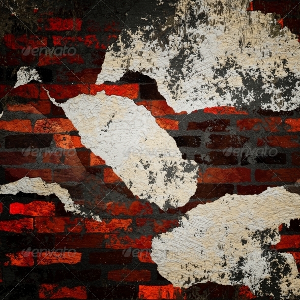 Old brick wall - Architecture 3D Renders