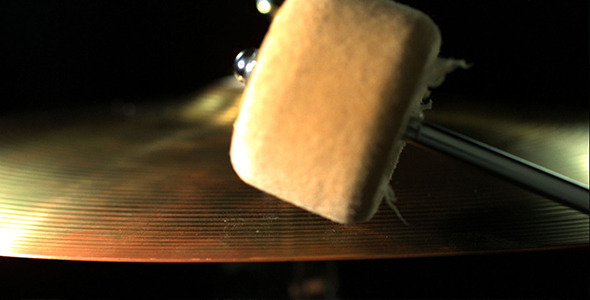 Cymbal Being Hit