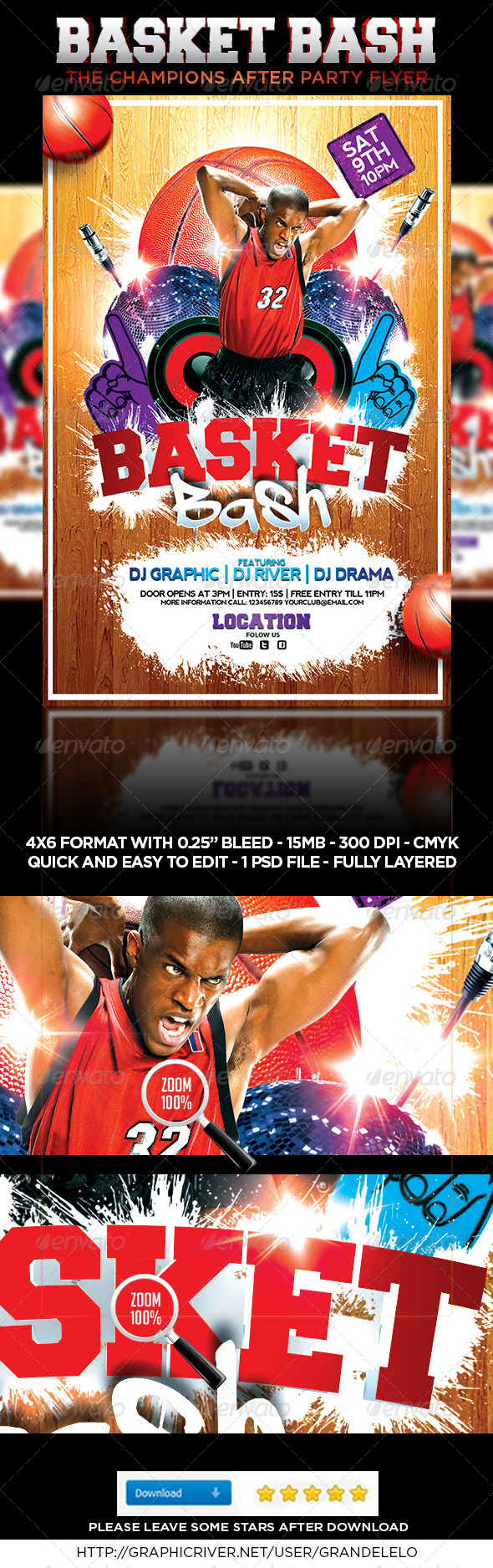 Basketball Bash Flyer - Sports Events
