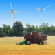 Field, Wind Power And Harvester - VideoHive Item for Sale