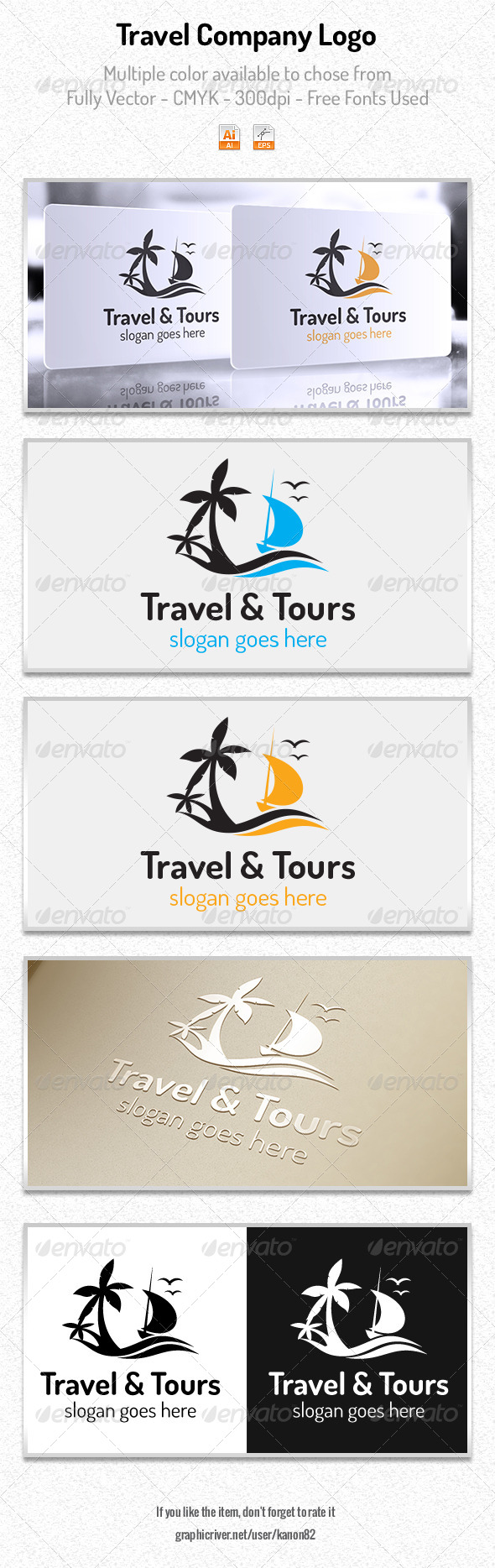 Travel Company Logo - Nature Logo Templates