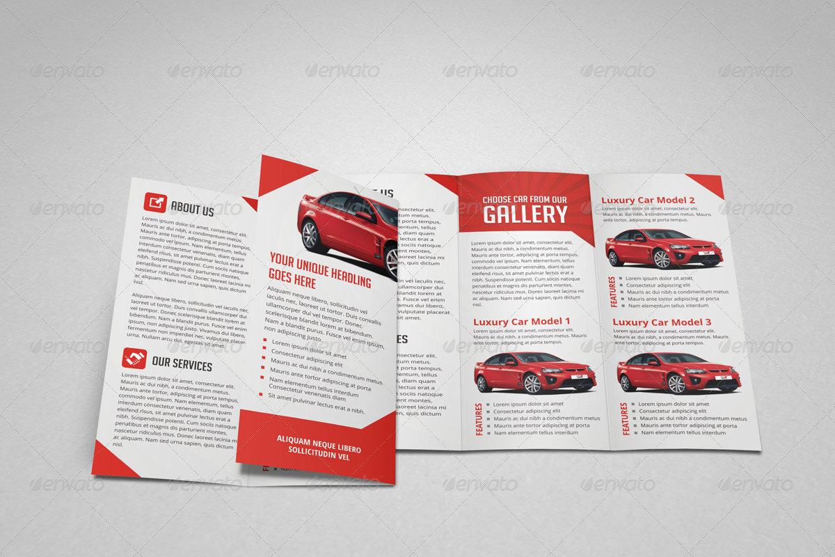 Creative Car Rental Trifold Brochure Template by Jbn-Comilla | GraphicRiver