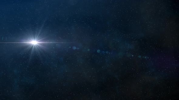 Realistic Starfield - Drifting Through the Depths of Space