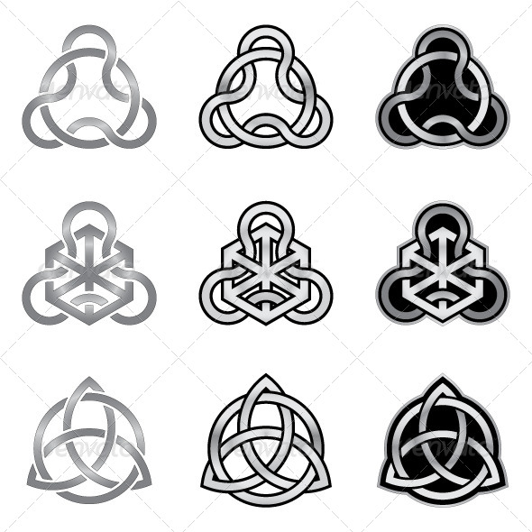 Celtic Knots Models and Patterns - Decorative Symbols Decorative