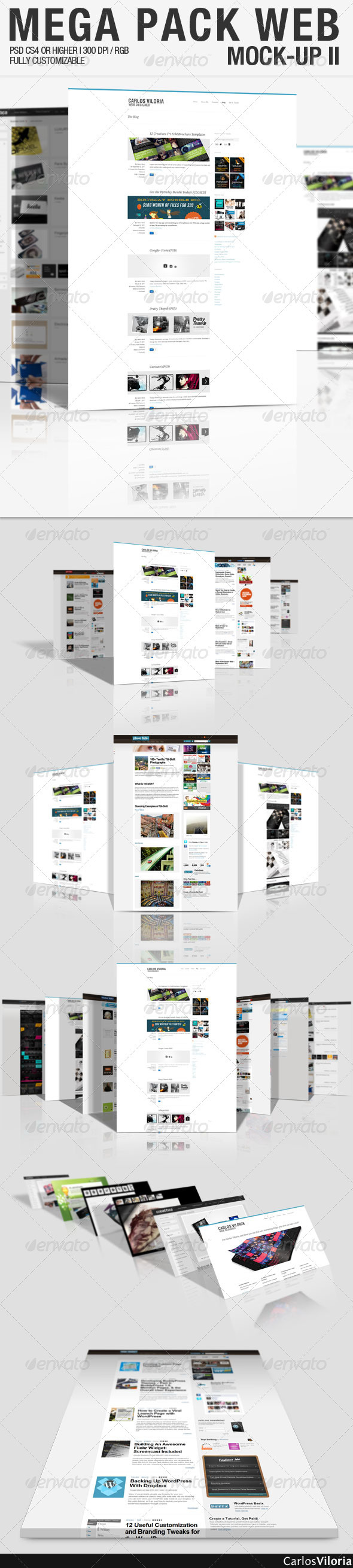 Mega Pack WEB Mock-Up 2 