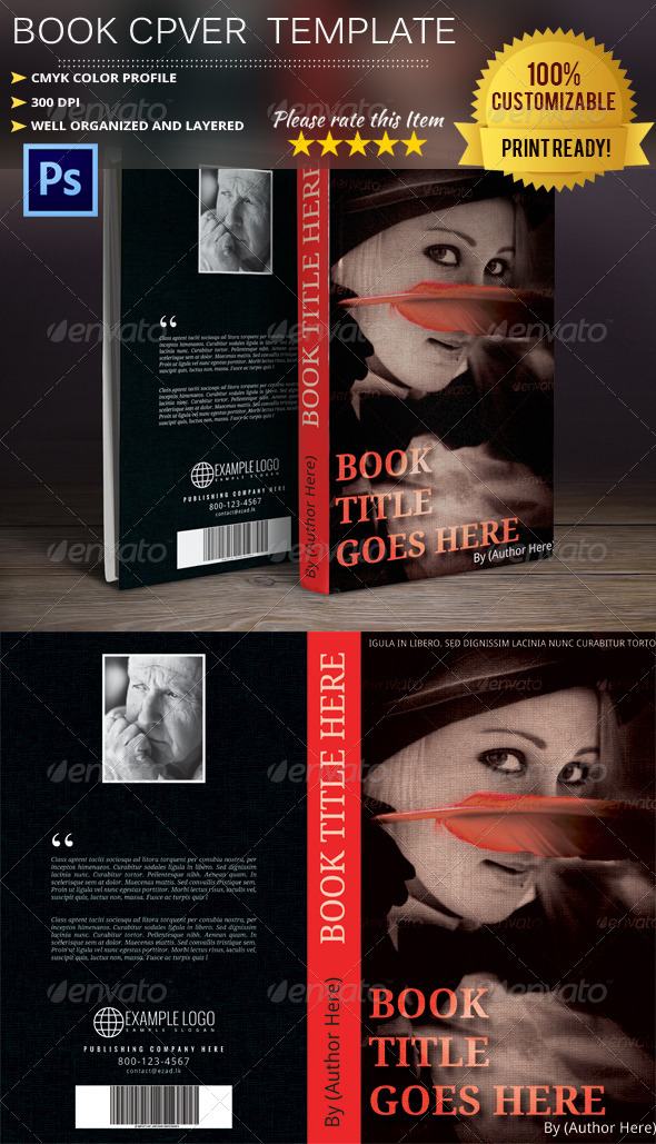 Book Cover Template Vol.6 - Miscellaneous Print Templates