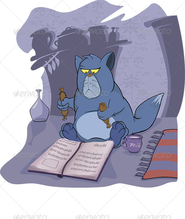 Cat and the Book a Terrible Fairy Tale - Halloween Seasons/Holidays