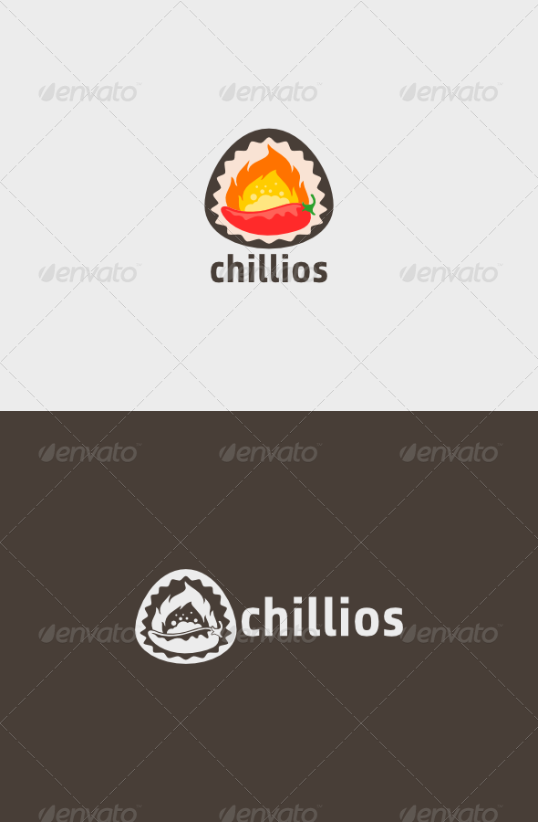 Chillios Logo - Food Logo Templates