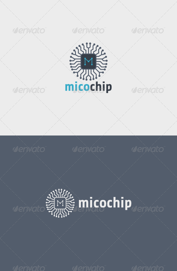 Mico Chip Logo - Objects Logo Templates