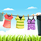 Drying clothes Stock Vector by ©artisticco 8249336