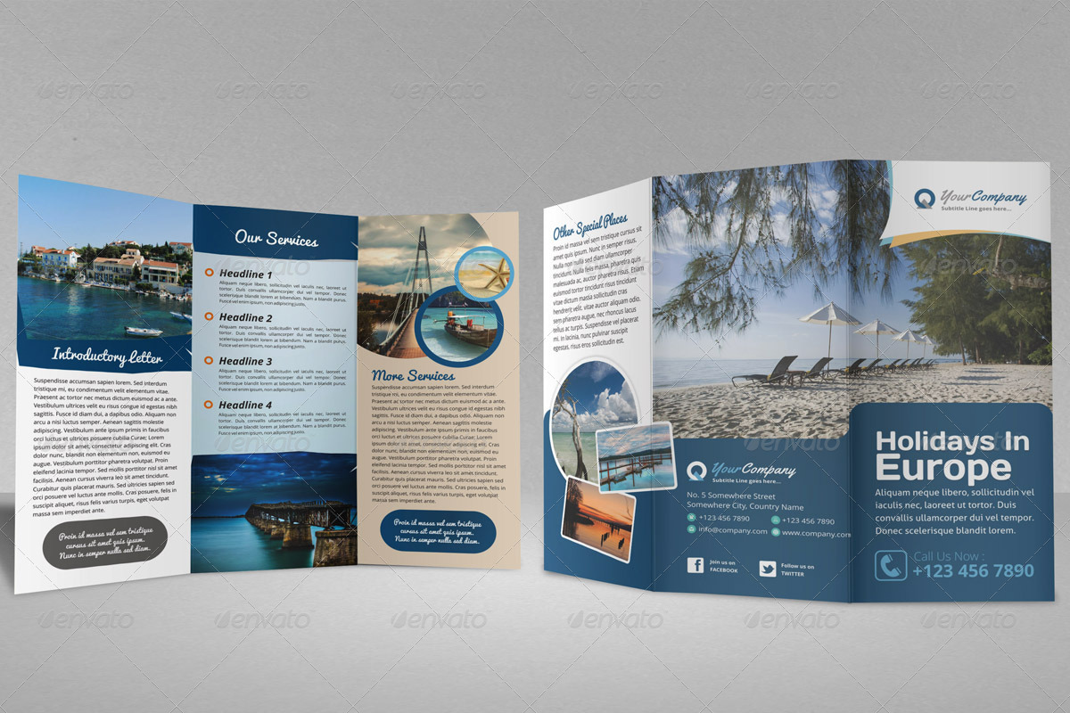 Travel Holiday Trifold Brochure by Jbn-Comilla | GraphicRiver