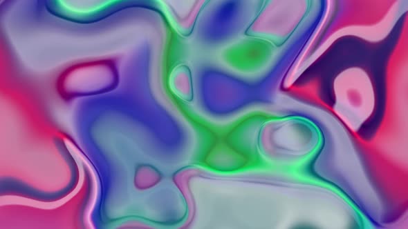 Abstract Smooth Marble Liquid Wave Animation