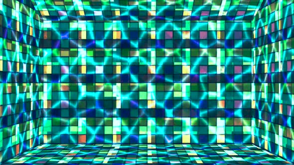 Broadcast Hi-Tech Glittering Abstract Patterns Wall Room 084
