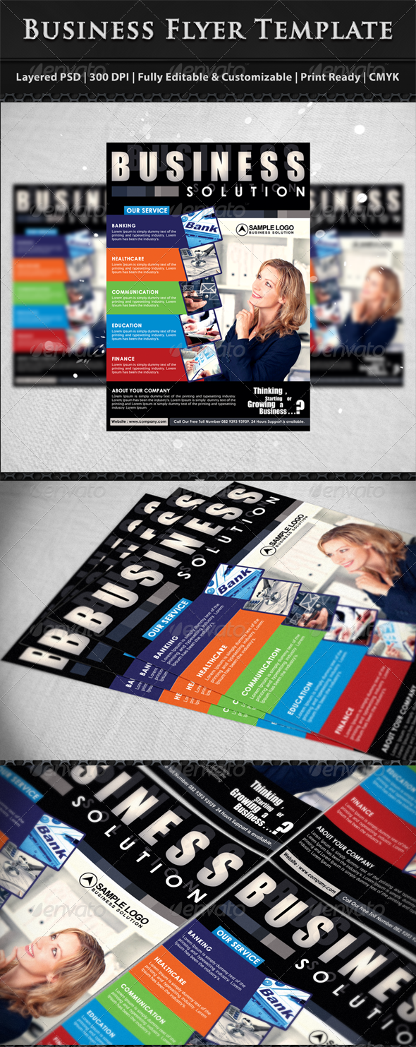 Modern Corporate Business Flyer Template - Corporate Flyers