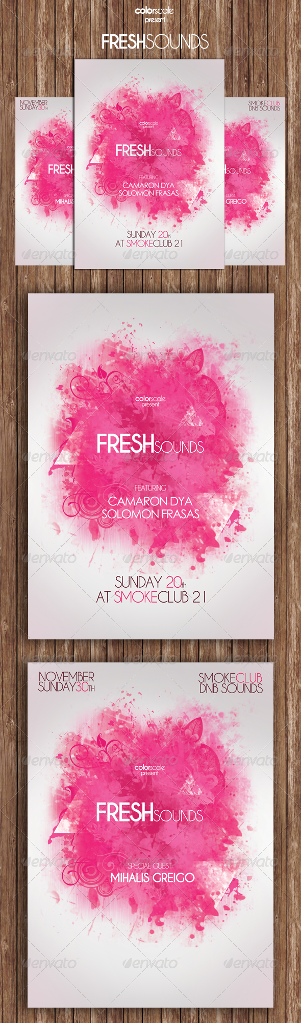 FreshSounds Flyer - Flyers Print Templates