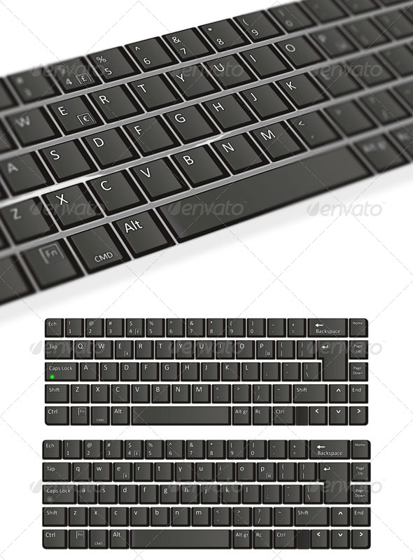 Online Virtual Keyboard UI - User Interfaces Web Elements
