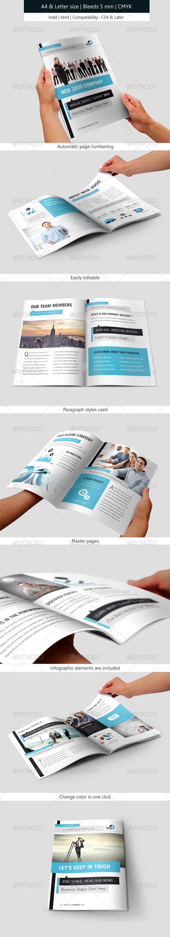 Corporate Brochure Indesign Template Annual Report - Corporate Brochures