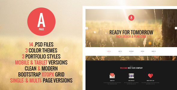 A-Page - Flat - ThemeForest 5971160