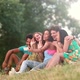Group of friends having a great time taking selfies - VideoHive Item for Sale