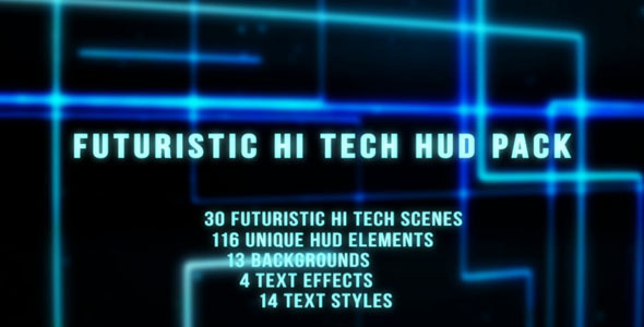 Futuristic Hi Tech HUD Pack