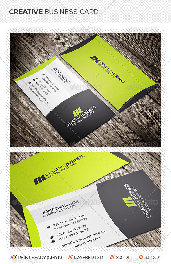 Creative Corporate Business Card - Creative Business Cards