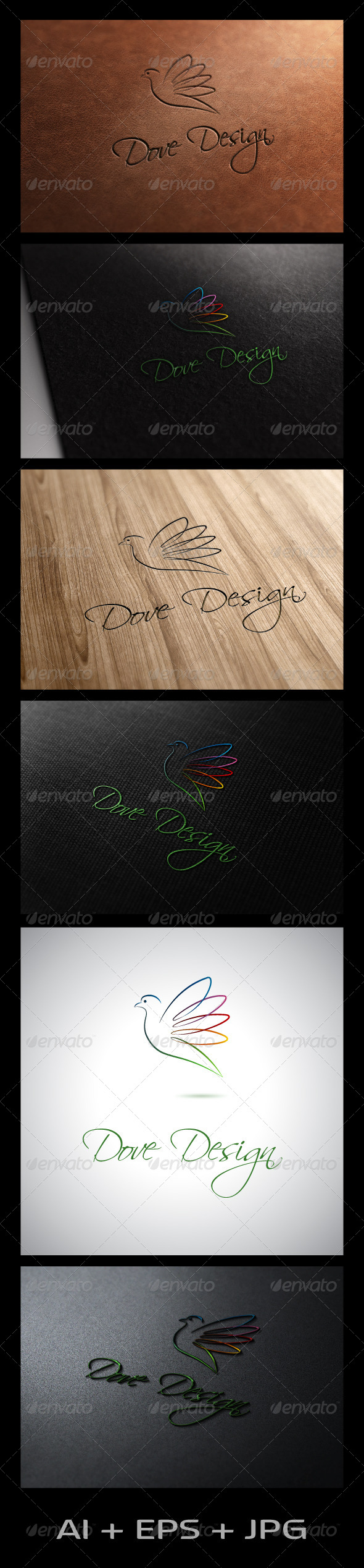 Dove Design - Animals Logo Templates