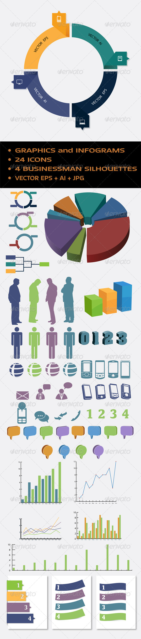 Abstract Infogram - Infographics