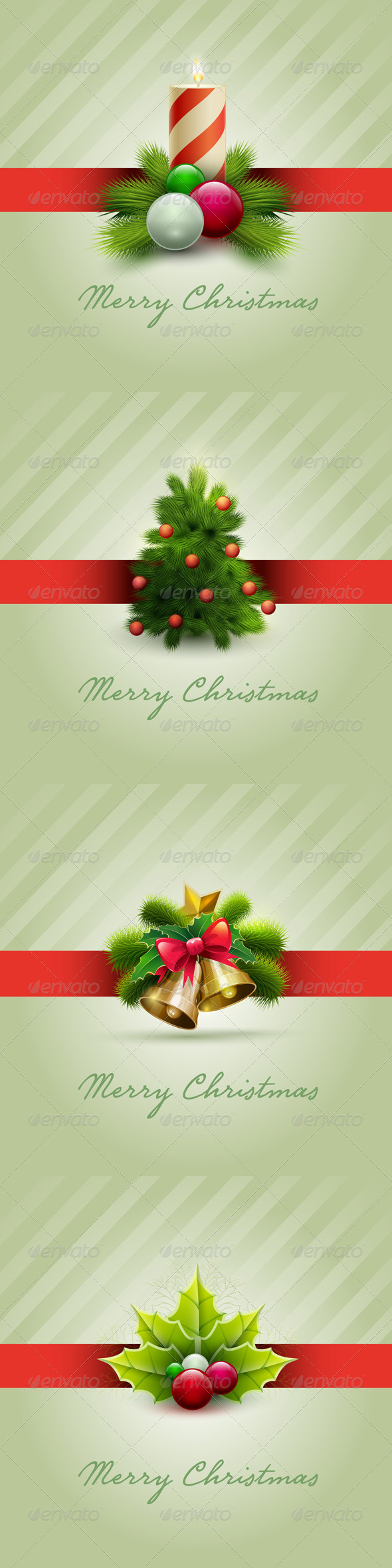 Christmas Card Set - Christmas Seasons/Holidays