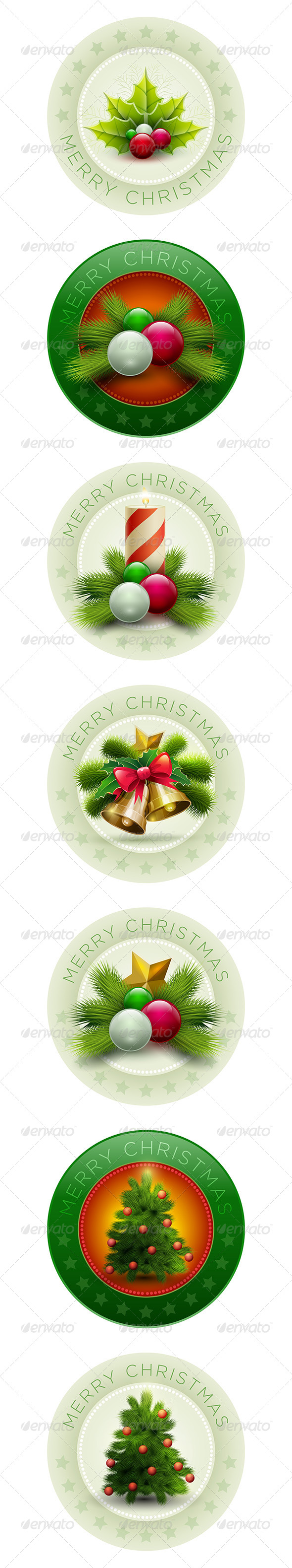 Christmas Badge Collection - Christmas Seasons/Holidays