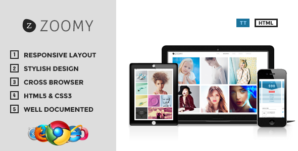 Zoomy - Professional Photography HTML Theme - Creative Site Templates