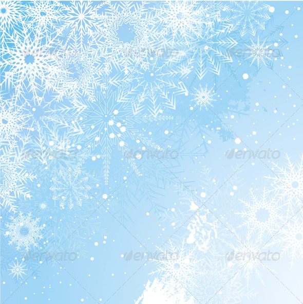 Snowflake background - Christmas Seasons/Holidays