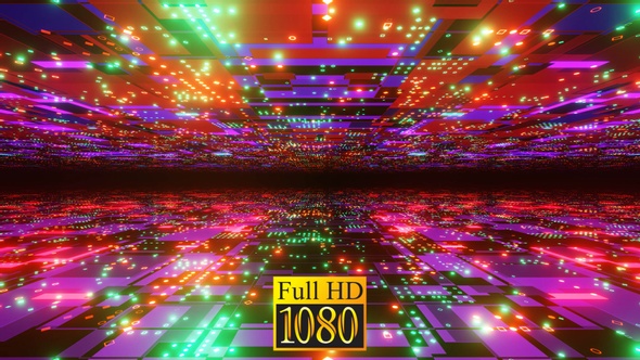 A Neon Glittering Tunnel HD alt