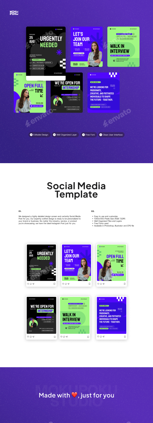 Open Internship Program - Instagram Post