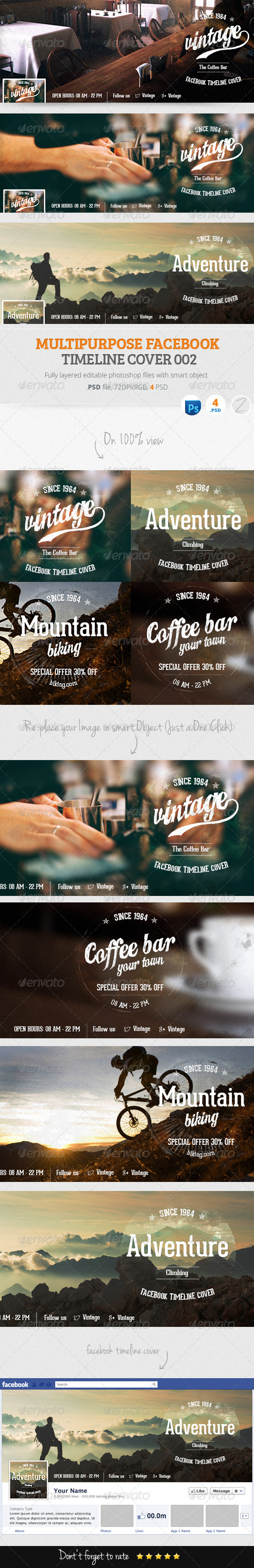 Multipurpose Business Marketing Facebook Cover 002 - Facebook Timeline Covers Social Media