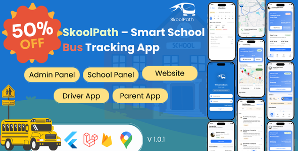 SkoolPath – School Bus GPS Tracking with Driver & Parent Apps