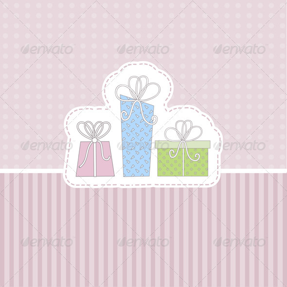 Christmas gift background - Christmas Seasons/Holidays