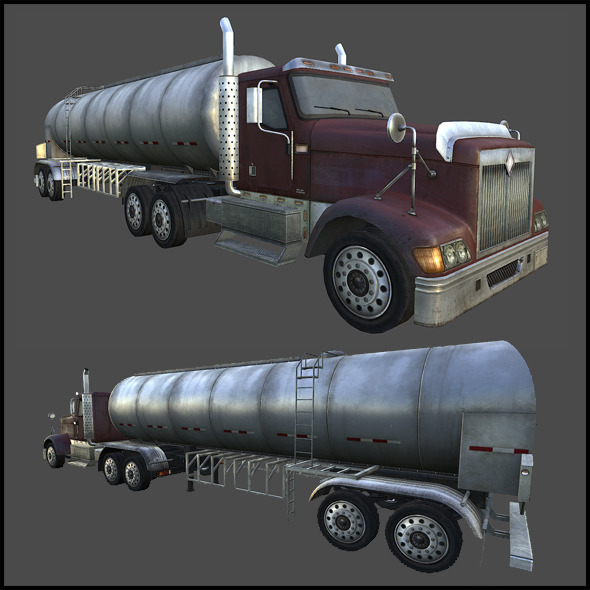 Water Tanker - 3DOcean Item for Sale