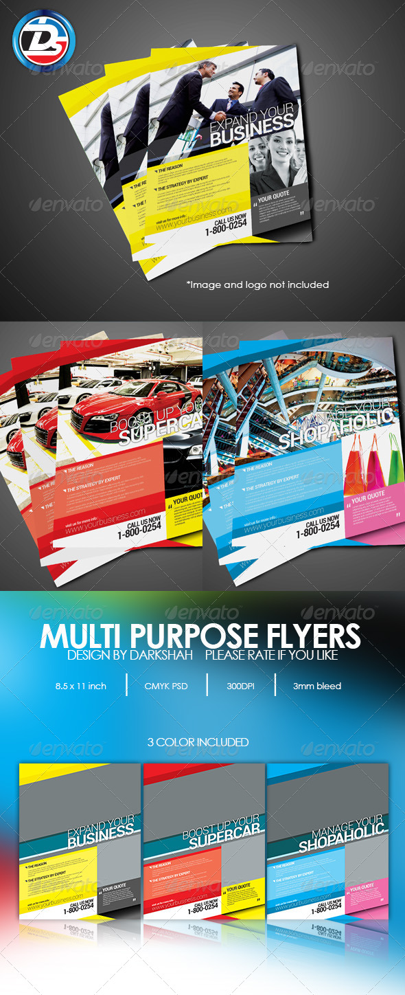 Modern Multi Purpose Corporate Flyers - Corporate Flyers