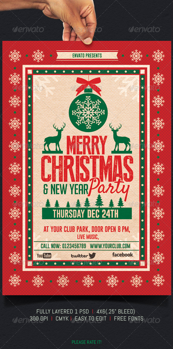 Christmas Party - Events Flyers