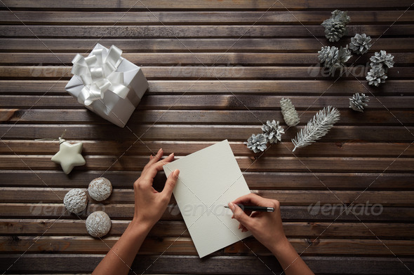 Christmas regards - Stock Photo - Images