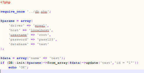 Update query in php mysqli with example