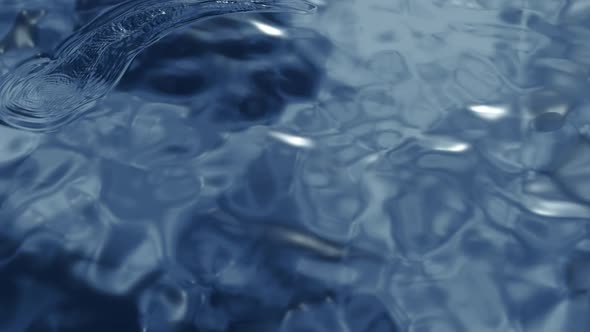 Waves And Ripples On Water Surface. 3D simulation