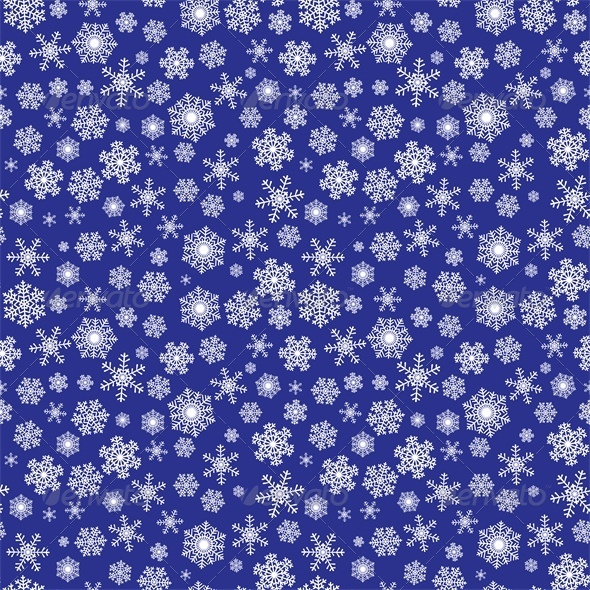 Background with Snowflakes - Christmas Seasons/Holidays