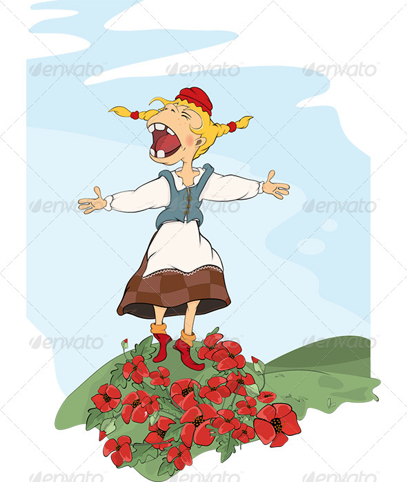 Little Red Riding Hood Cartoon - People Characters