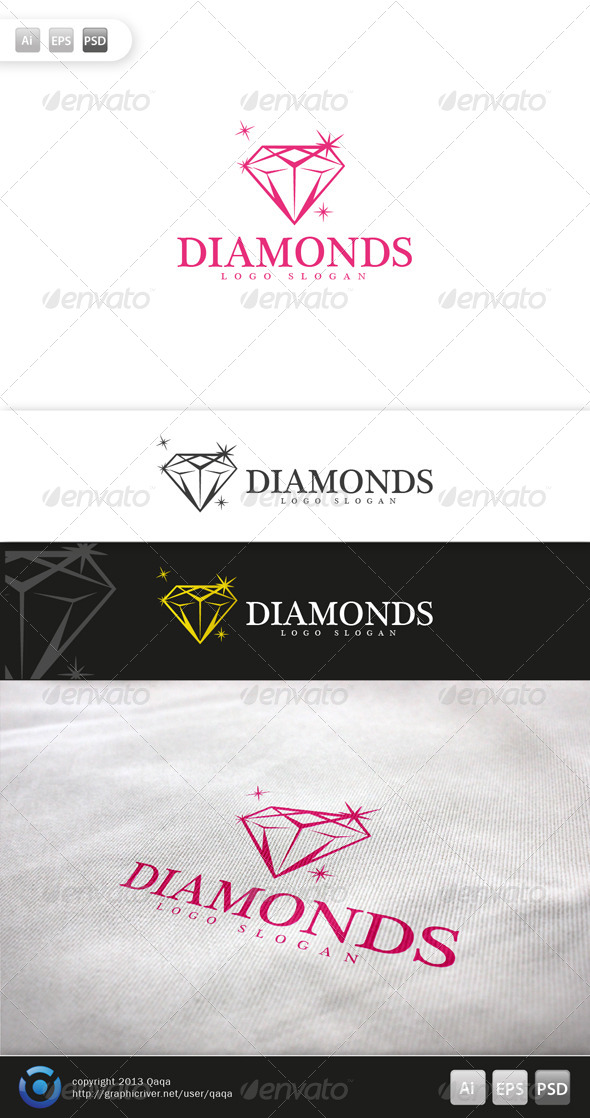 Diamonds Logo - Objects Logo Templates