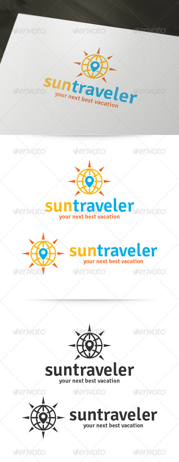 Sun Traveler Logo - Symbols Logo Templates